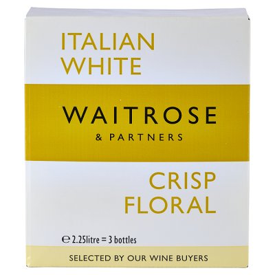 Waitrose Italian White Crisp & Floral Bag in Box