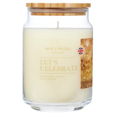Wax Lyrical Candle, Large Jar, Lets Celebrate
