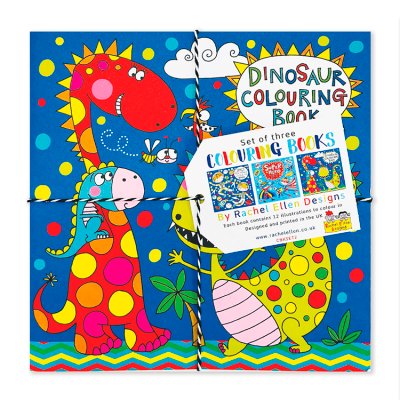 Rachel Ellen Dinosaur, Space & Super Hero Colouring Books