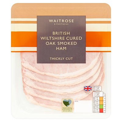 Waitrose GB Wilts Oak Smkd Ham Thick