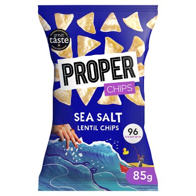 Proper Chips Lentil Chips Sea Salt