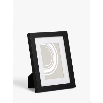 John Lewis Photo Frame & Mount, Black, 6 x 4" (15 x 10cm)