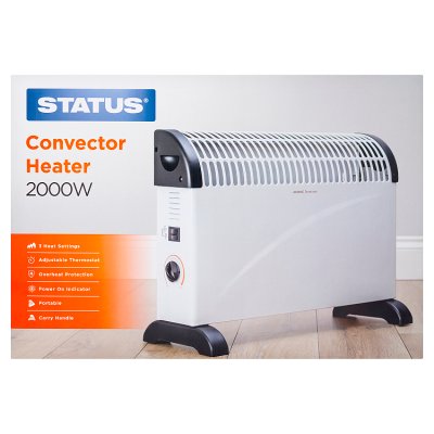 STATUS 2KW Convector Heater, White