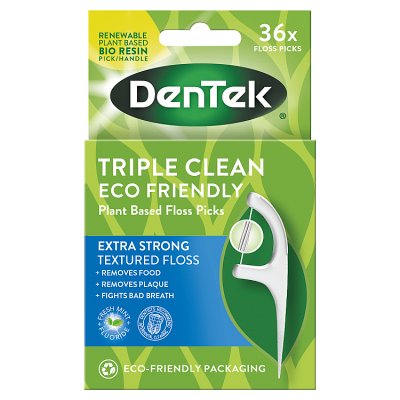 Dentek Eco Triple Clean Plant Based Floss Picks