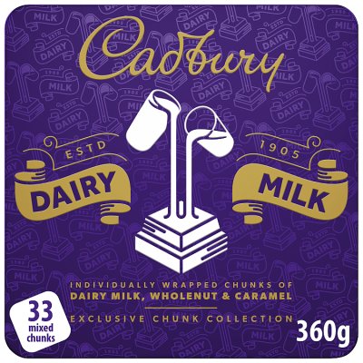 Cadbury Dairy Milk Mixed Chunks Tin