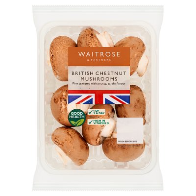 Waitrose Chestnut Mushrooms