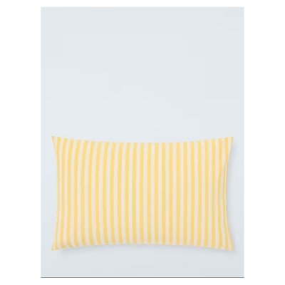 John Lewis Thin Stripe Indoor/Outdoor Cushion, Pistachio