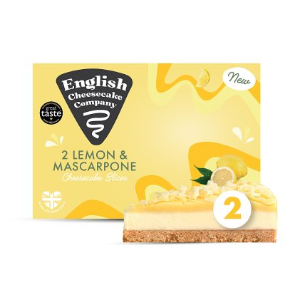 English Cheesecake Co. 2 Lemon & Mascarpone Slices