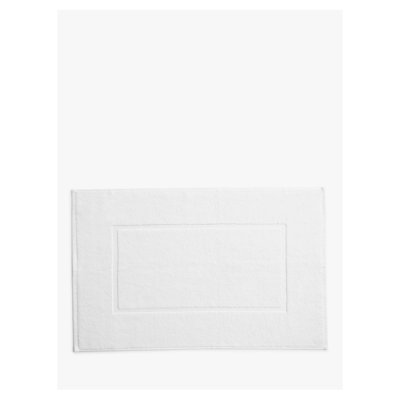 John Lewis Egyptian Cotton Bath Mat, White