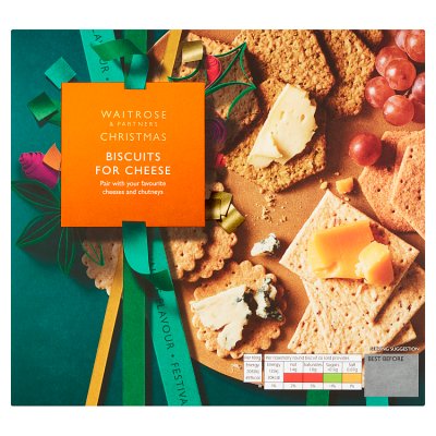 Waitrose Xmas Biscuits for Cheese