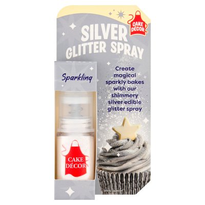 Cake Décor Silver Glitter Spray