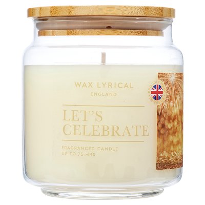 Wax Lyrical Candle, Medium Jar, Lets Celebrate