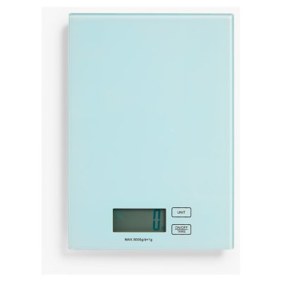 John Lewis ANYDAY Glass Platform Digital Kitchen Scale, 5kg, White