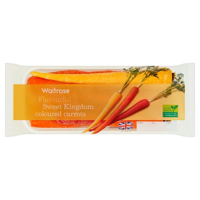 Waitrose Sweet Kingdom Coloured Carrots