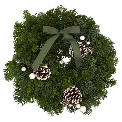 Waitrose White Woodland Wreath