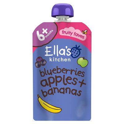 Ella's Kitchen Blueberries Apples + Bananas