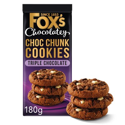 Fox's Chocolatey Biscuits Triple Chocolate Cookies