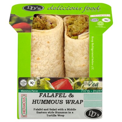 DD's Falafel & Hummous Wrap