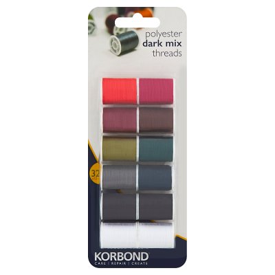 Korbond Dark Mix Thread Selection