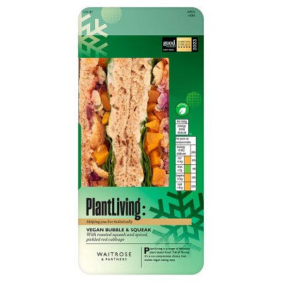 PlantLiving: Vegan Bubble & Squeak Sandwich