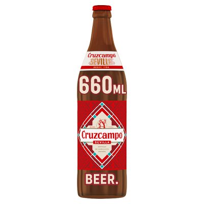 Cruzcampo Sevilla Lager Beer Bottle Large