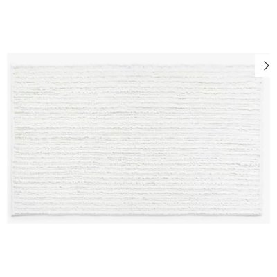 Anyday Bobble Bath Mat White