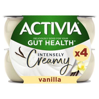 Activia Intensely Creamy Vanilla Yogurts