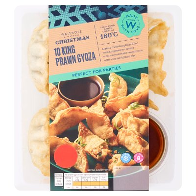 10 King Prawn Gyoza with Soy & Ginger Dip