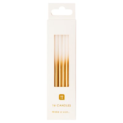 Talking Tables 16 Gold Candles
