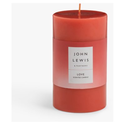 John Lewis Sentiments Love Pillar Scented Candle, 507g