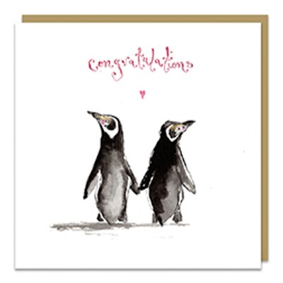 Penguins Engagement Card