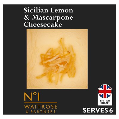 No.1 Sicilian Lemon & Mascarpone Cheesecake