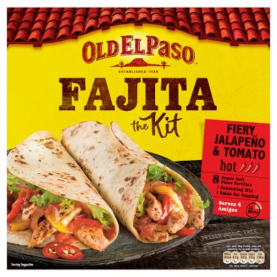 Old El Paso Fajita Kit Fiery Jalepano & Tomato