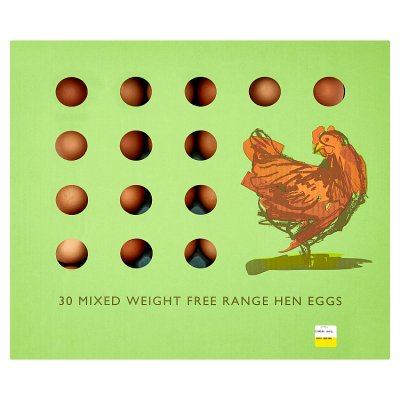 Range Farm Free Range Hen Eggs Mixed Size