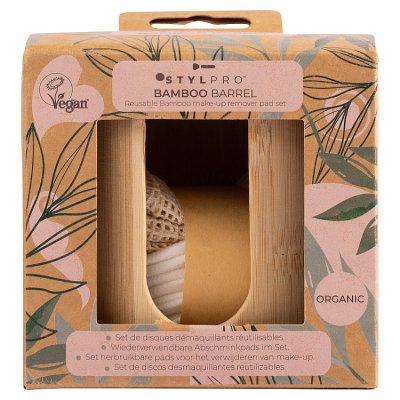 StylPro Bamboo Reusable Make-Up Remover Pad Set