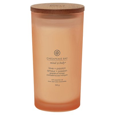 Chesapeake Bay Love & Passion Scented Candle Jar, Large, Grapefruit & Mango
