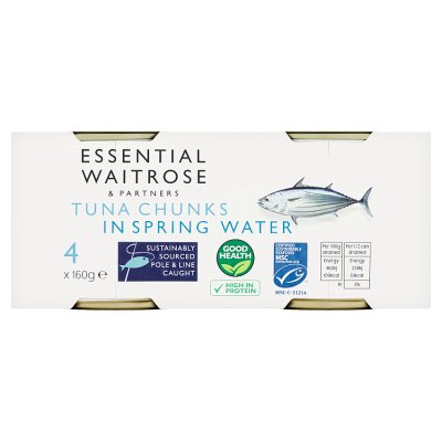 Essential MSC Tuna Chunks in Spring Water