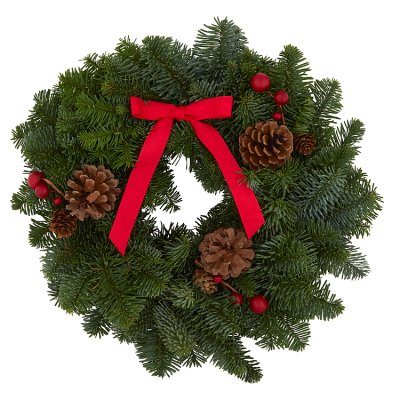 Waitrose Red Woodland Wreath
