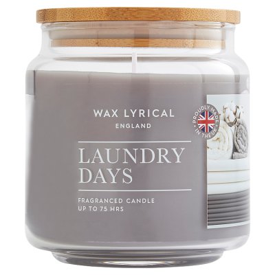 Wax Lyrical Candle, Medium Jar, Laundry Days