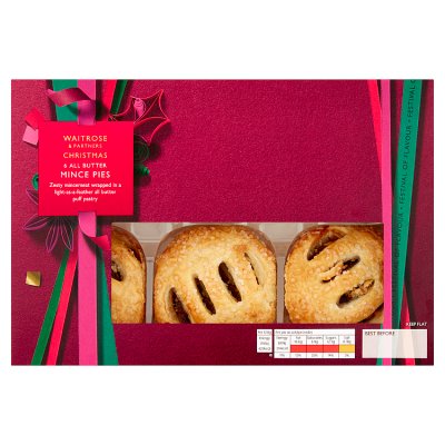 Waitrose Christmas All Butter Puff Mince Pies
