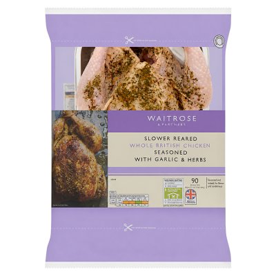 Waitrose Whole Chicken with Garlic & Herbs