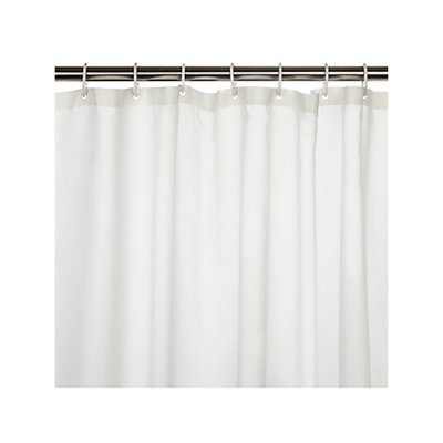 ANYDAY Recycled Shower Curtain WHITE