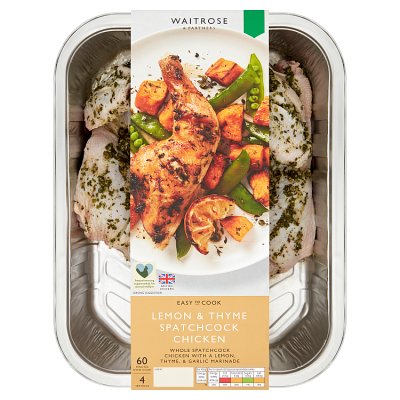 Easy To Cook Lemon & Thyme Spatchcock Chicken