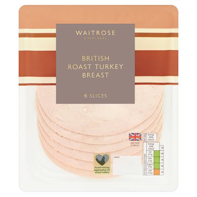 Waitrose British Roast Turkey Breast 6 Slices