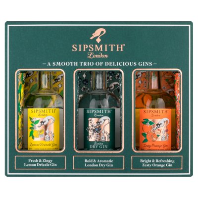 Sipsmith Mini Gins Trio