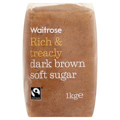 Waitrose Fairtrade Dark Brown Soft Sugar