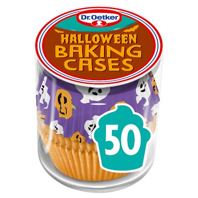 Dr. Oetker Halloween Baking Cupcake Cases 50