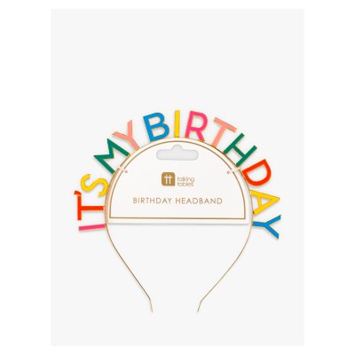 Talking Tables Rainbow 'It's My Birthday' Headband
