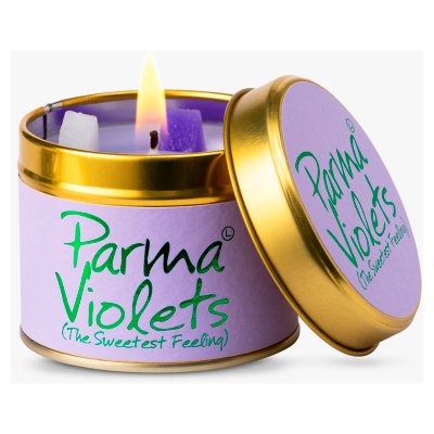 Lily-Flame Candle Tin Parma Violet