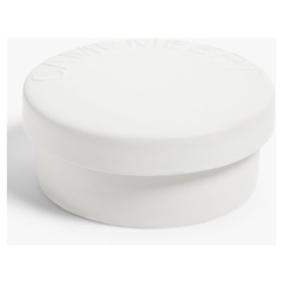 John Lewis Stoneware Camembert Cheese Baker, 12.5cm, White